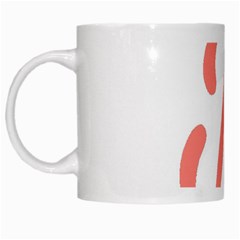 Belicious World  b  In Coral White Mugs by beliciousworld