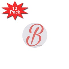 Belicious World  b  In Coral 1  Mini Buttons (10 Pack)  by beliciousworld