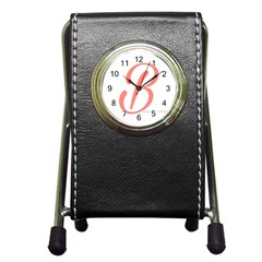 Belicious World  b  In Coral Pen Holder Desk Clocks by beliciousworld