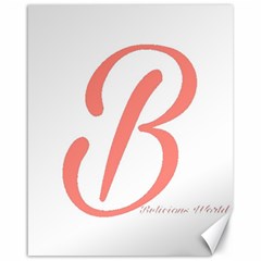 Belicious World  b  In Coral Canvas 16  X 20   by beliciousworld