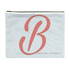 Belicious World  b  In Coral Cosmetic Bag (xl) by beliciousworld