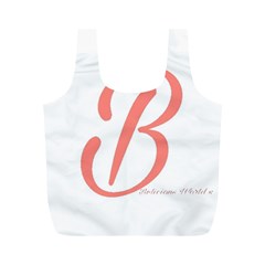 Belicious World  b  In Coral Full Print Recycle Bags (m)  by beliciousworld