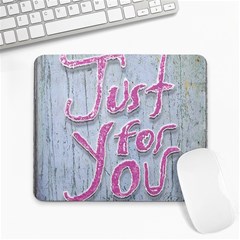 Letters Quotes Grunge Style Design Large Mousepads by dflcprints