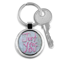 Letters Quotes Grunge Style Design Key Chains (round)  by dflcprints