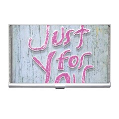 Letters Quotes Grunge Style Design Business Card Holders by dflcprints