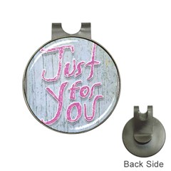 Letters Quotes Grunge Style Design Hat Clips With Golf Markers by dflcprints