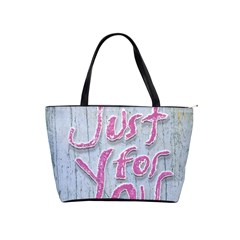 Letters Quotes Grunge Style Design Shoulder Handbags by dflcprints