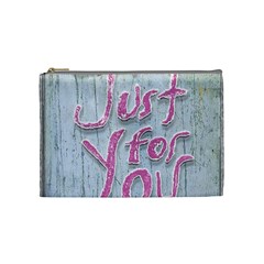 Letters Quotes Grunge Style Design Cosmetic Bag (medium)  by dflcprints