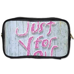 Letters Quotes Grunge Style Design Toiletries Bags 2-side by dflcprints