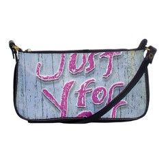 Letters Quotes Grunge Style Design Shoulder Clutch Bags by dflcprints