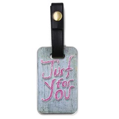 Letters Quotes Grunge Style Design Luggage Tags (one Side)  by dflcprints