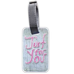 Letters Quotes Grunge Style Design Luggage Tags (two Sides) by dflcprints