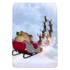 Christmas, Santa Claus With Reindeer Flap Covers (s)  by FantasyWorld7