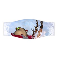 Christmas, Santa Claus With Reindeer Stretchable Headband by FantasyWorld7