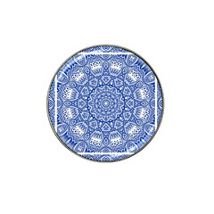 Blue Mandala Art Pattern Hat Clip Ball Marker (10 Pack)