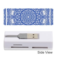 Blue Mandala Art Pattern Memory Card Reader (stick)  by paulaoliveiradesign