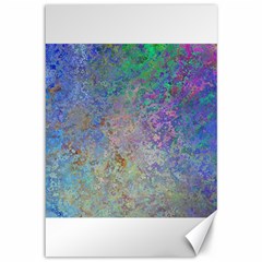 Colorful Pattern Blue And Purple Colormix Canvas 12  X 18  