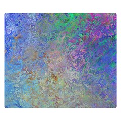 Colorful Pattern Blue And Purple Colormix Double Sided Flano Blanket (small)  by paulaoliveiradesign