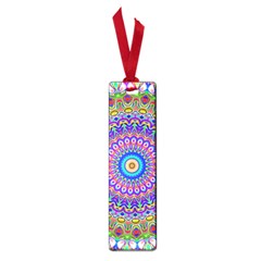 Colorful Purple Green Mandala Pattern Small Book Marks