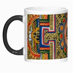 Asian Art Mandala Colorful Tibet Pattern Morph Mugs by paulaoliveiradesign