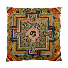 Asian Art Mandala Colorful Tibet Pattern Standard Cushion Case (one Side) by paulaoliveiradesign