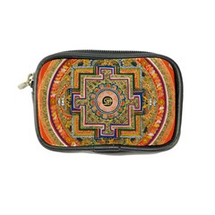 Asian Art Mandala Colorful Tibet Pattern Coin Purse by paulaoliveiradesign