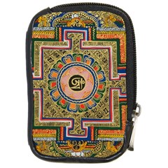 Asian Art Mandala Colorful Tibet Pattern Compact Camera Cases by paulaoliveiradesign