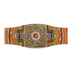 Asian Art Mandala Colorful Tibet Pattern Stretchable Headband by paulaoliveiradesign