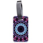 Kaleidoscope Mandala Purple Pattern art Luggage Tags (Two Sides) Front