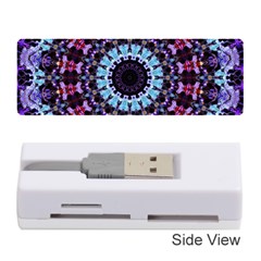 Kaleidoscope Mandala Purple Pattern Art Memory Card Reader (stick)  by paulaoliveiradesign