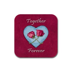 Love Concept Design Rubber Square Coaster (4 Pack)  by dflcprints