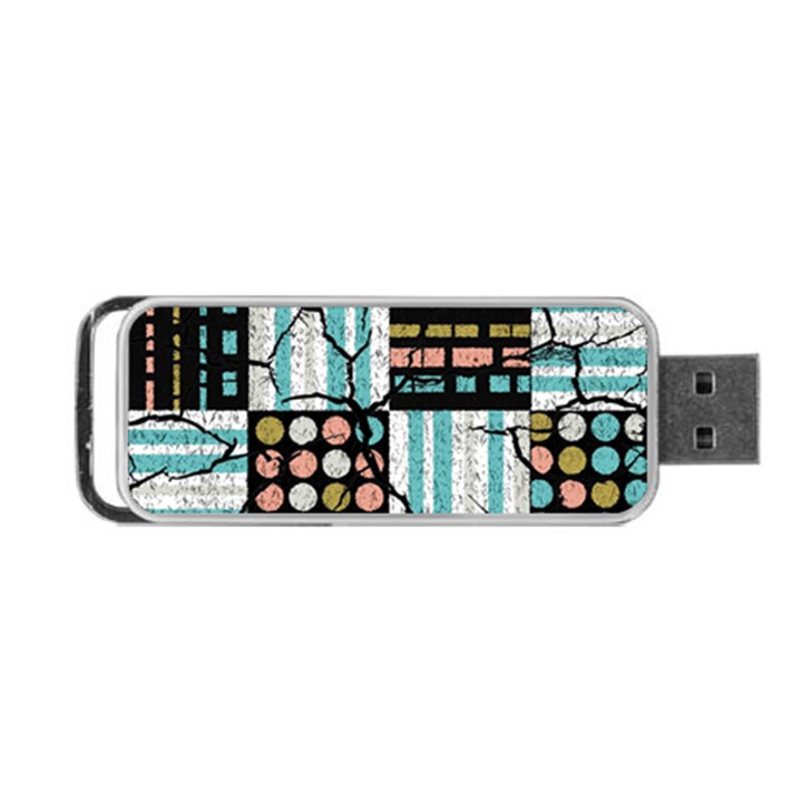 Distressed Pattern Portable USB Flash (Two Sides)