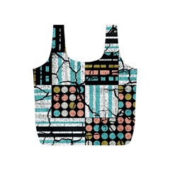 Distressed Pattern Full Print Recycle Bags (s)  by linceazul