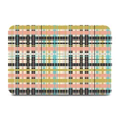 Plaid Pattern Plate Mats by linceazul