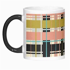 Plaid Pattern Morph Mugs by linceazul