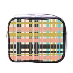 Plaid Pattern Mini Toiletries Bags by linceazul