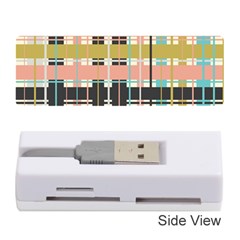 Plaid Pattern Memory Card Reader (stick)  by linceazul