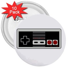 Video Game Controller 80s 3  Buttons (10 Pack)  by Valentinaart