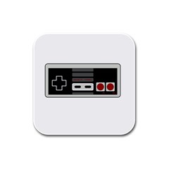 Video Game Controller 80s Rubber Square Coaster (4 Pack)  by Valentinaart