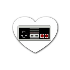 Video Game Controller 80s Heart Coaster (4 Pack)  by Valentinaart