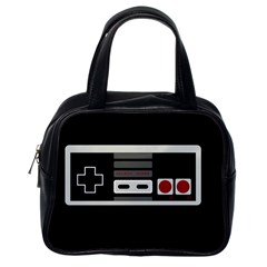 Video Game Controller 80s Classic Handbags (one Side) by Valentinaart