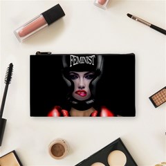 Feminist Cosmetic Bag (small)  by Valentinaart