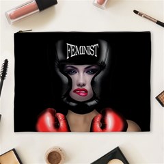 Feminist Cosmetic Bag (xl) by Valentinaart