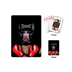 Feminist Playing Cards (mini)  by Valentinaart