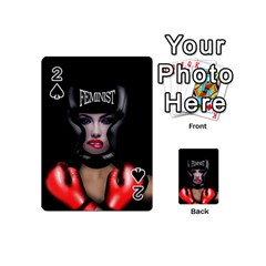 Feminist Playing Cards 54 (mini)  by Valentinaart