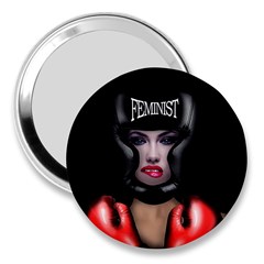 Feminist 3  Handbag Mirrors by Valentinaart