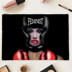 Feminist Cosmetic Bag (xxl)  by Valentinaart