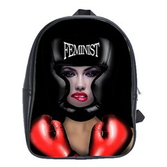 Feminist School Bag (xl) by Valentinaart