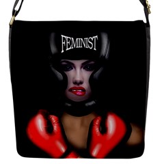 Feminist Flap Messenger Bag (s) by Valentinaart