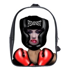 Feminist School Bag (large) by Valentinaart